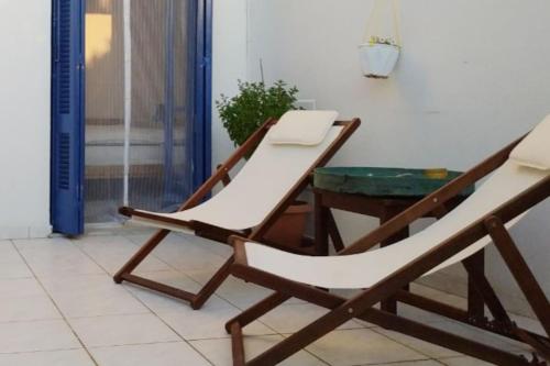 Aquarella-stylish veranda apartment in centre of Poros town