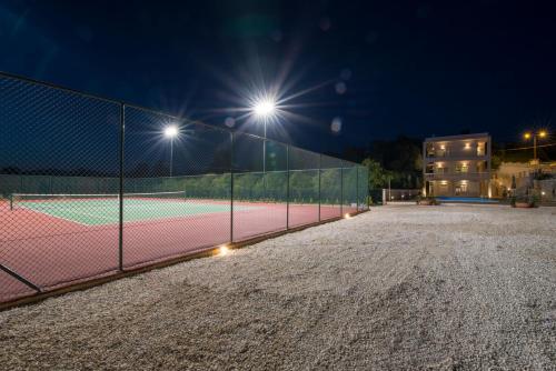 Queen Electra with pool and tennis court