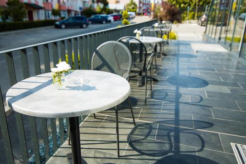 Terraza/balcón, Hotel Subcarpati in Curtea De Arges