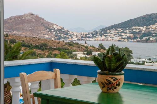 Balkong/terasse, Elpiniki near Leros kommunale lufthavn