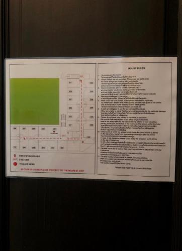 Baan Wangderm Hotel - 평면도
