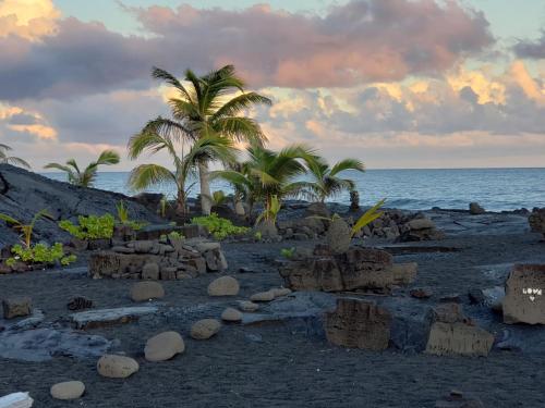 pludmale, Ma'ukele Lodge in Kalapana (HI)