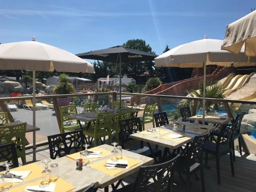 Restaurante, Camping Les Genêts (Camping Les Genets) in Saint-Jean-de-Monts