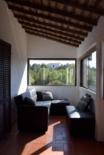 Balcony/terrace, Algarve booking Casa Alfarrobeira Benagil Caves private parking airco heated private pool - AL in Salicos