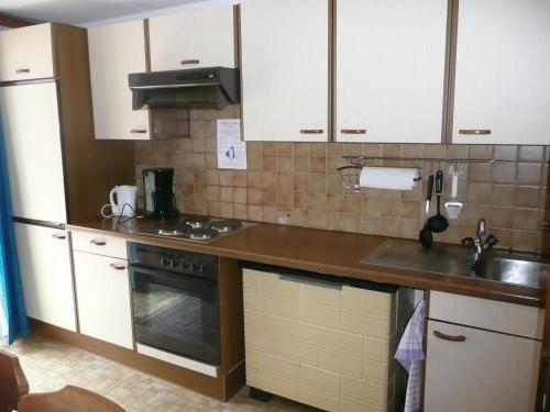 廚房, 豪斯維切爾公寓酒店 (Haus Wechner) in 卡普爾