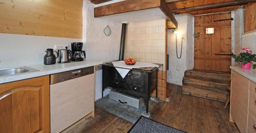 köök, Ferienhaus Wella in Holzgau