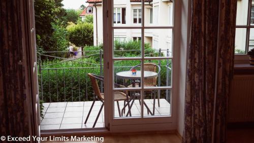 Erkély/terasz, Hotel Zwei Lander in Apolda