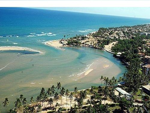 cobertura de frente para praia