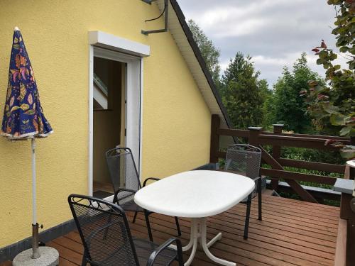 Balcony/terrace, Fewo Auszeit Schwanow in Hoppegarten