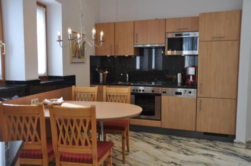 מטבח, Abanico Appartements in Seefeld