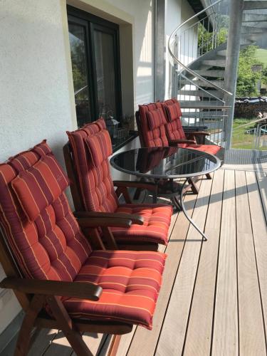 Erkély/terasz, Werners Ferienwohnung in Insul