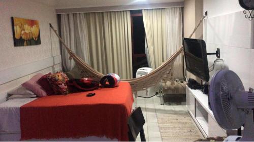 flat apt mobiliado beira mar