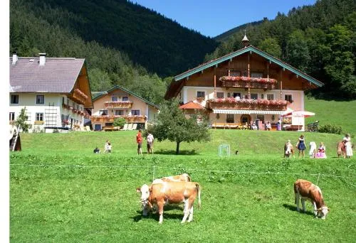 Am Ferienbauernhof Schmiedbauer com Salzkammergut in Faistenau, Österreich