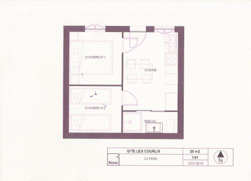 2 bedrooms, 3 beds