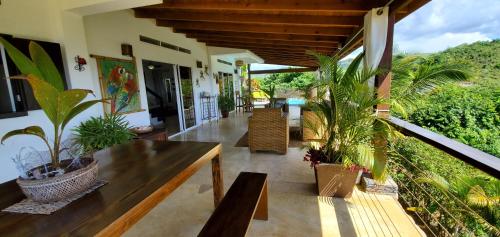 Erkély/terasz, Villa Solymar in Las Terrenas