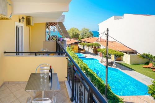 Balcony/terrace, Konstantinos Beach 2 in Thassos