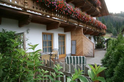 Terraza/balcón, Alberta's Ferienhaus in Heinfels