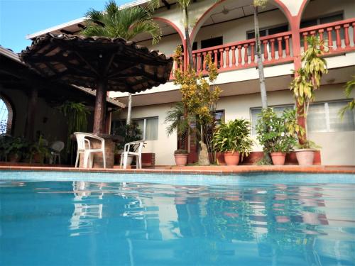 Swimming pool, Hotel Buena Vista in Copan Ruinas
