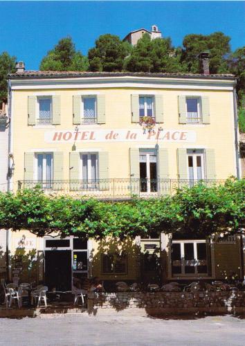 A szálláshely kívülről, Hôtel de la Place (Hotel de la Place) in Mézel