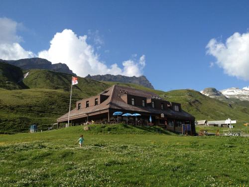 Berggasthaus Tannalp in Frutt, Schweiz