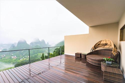 Misty Wonderland ,Yangshuo Xingping - 발코니/테라스