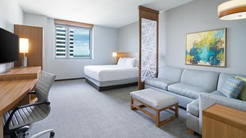 1 king bed, 1 sofa bed