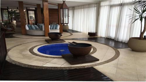 瓜鲁雅 Condominio Pantai Enseada Guaruja 4星级 单人房 泳池