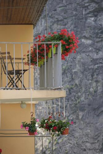 Balkons/terase, Pension Bellevue Gondo in Zwischbergen