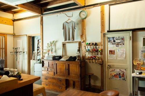 Kitchen, Fukuoka Guesthouse HIVE in Fukuoka