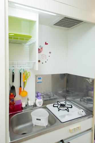 ห้องครัว, Cozyhouse 408 free wifi a rented electric bicycle in เกียวโต