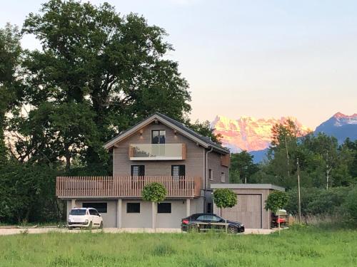 A szálláshely kívülről, Swiss Lake Lodge in Neirivue