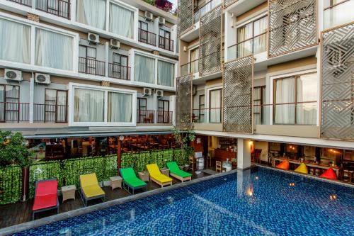 Swimming pool, Hotel Horison Seminyak Bali in Seminyak