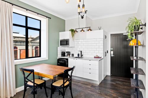 Kitchen, Hokitika Fire Station Boutique Accommodation in Hokitika
