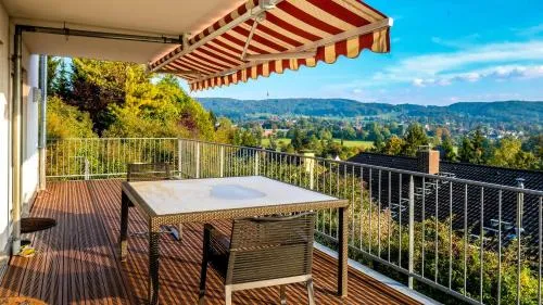 Apartment mit Fernsicht, nahe Schweizer Grenze in Weil am Rhein, Deutschland