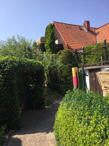 陽台/露台, Ferienwohnung Kahl in 呂特延堡