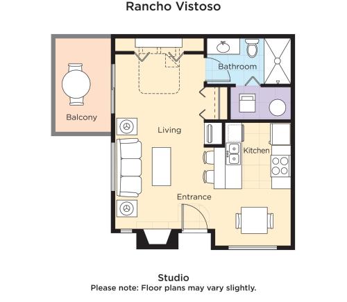 Studio with Murphy Bed (2 Adults)