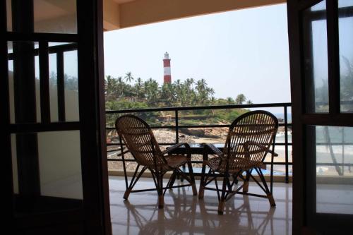 Balcony/terrace, The Ocean Park Beach Resort in Kovalam
