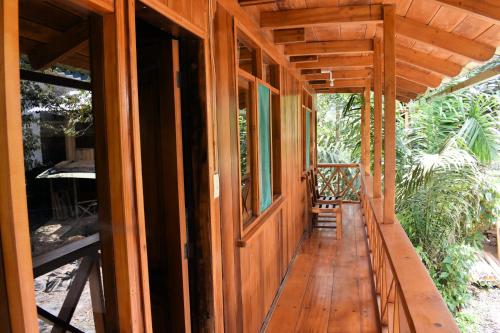 balkon/terras, El Descanso in Mindo