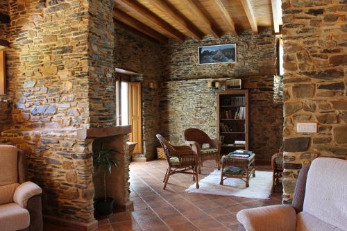 共用Lounge/電視區, Casa Rural Soutomoro in 奧爾蒂蓋拉聖馬爾塔