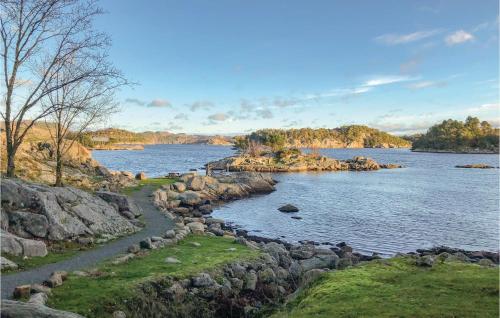 Exterior view, Three-Bedroom Holiday Home In Farsund in Flekkefjord