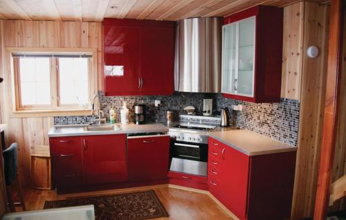 Kitchen, Holiday home Stranda 69 with Sauna in Stranda