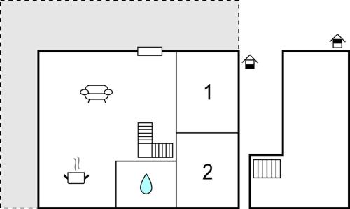 平面圖, Holiday Home Sandakra Vetlanda in 韋特蘭達