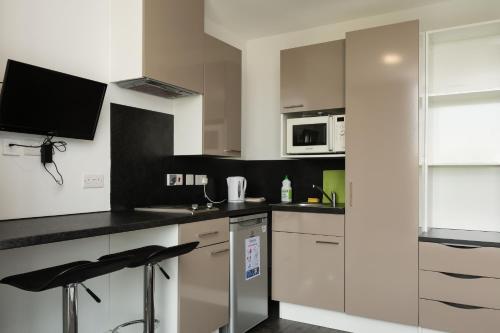 Kitchen, Destiny Student - Holyrood (Brae House) near Holyrood Park