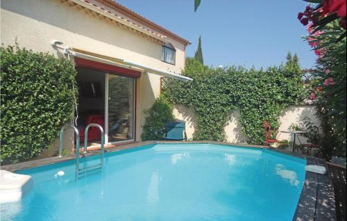 Nice Home In Villeneuve Les Beziers With 2 Bedrooms, Wifi And Private Swimming Pool - Cers
