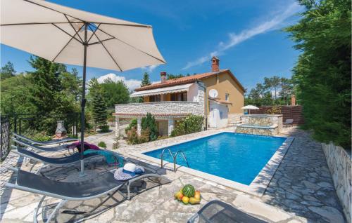 Amazing Home In Labin With 5 Bedrooms, Jacuzzi And Outdoor Swimming Pool - Labin