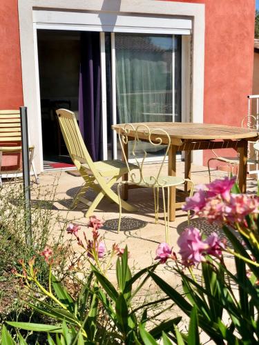 Petite maison 55m2 indep au calme, terrasse