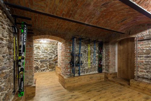 ห้องส่วนกลางสำหรับนั่งเล่น/ดูทีวี, Apartmány Anička (Apartmany Anicka) in สปิชาก