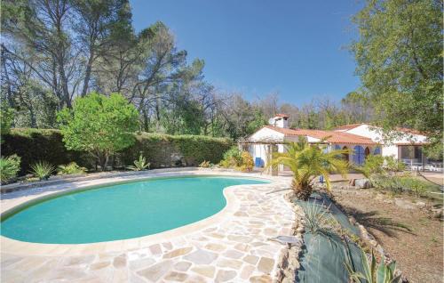 Lovely Home In Bagnols En Foret With Private Swimming Pool, Can Be Inside Or Outside