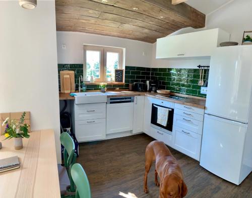 кухня, Lytte Hytte - Ferienhaus Wingst in Вінгст