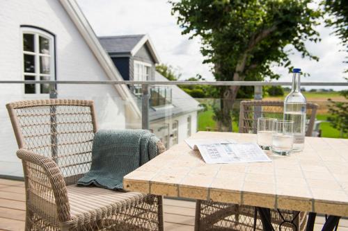 Balcony/terrace, Hotel Hof Galerie in Grossmorsum